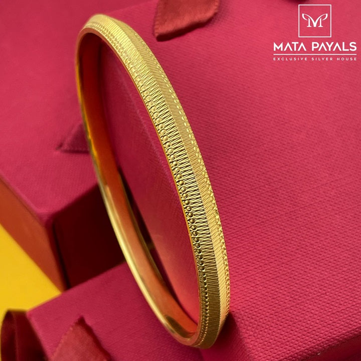 Gold Plated Silver Kada – Matapayals