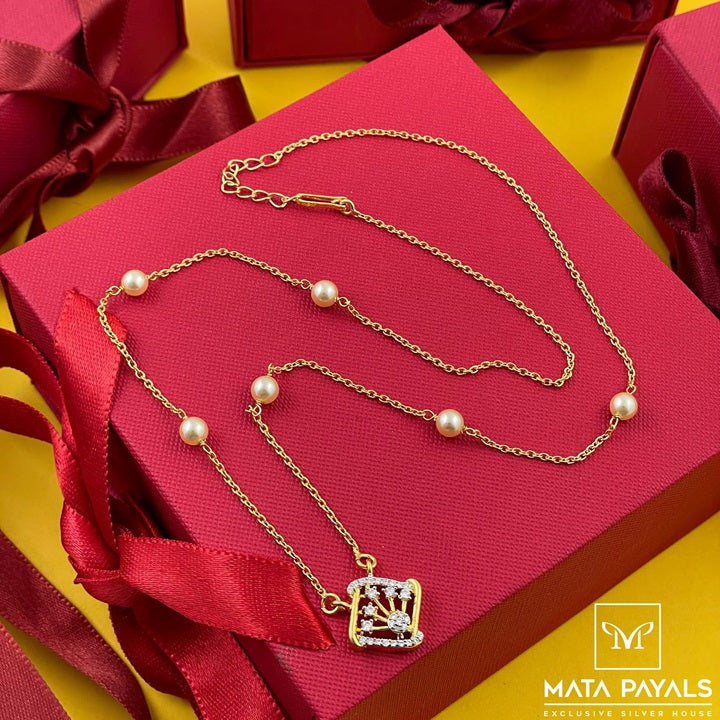Cute Zircon Pendant Chain