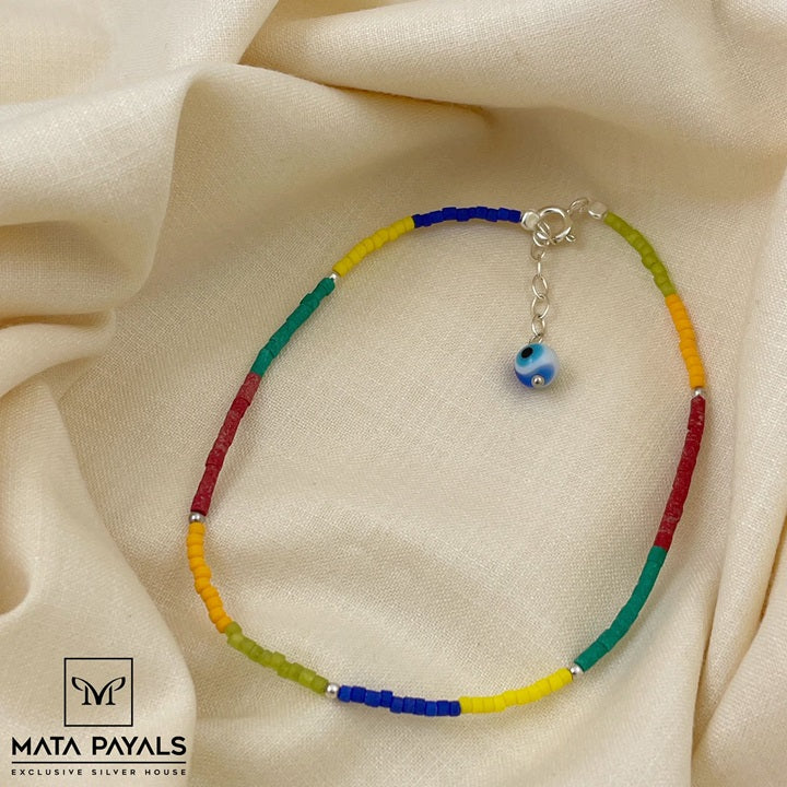 Simple Silver Single Anklet