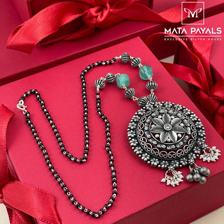 Oxidised Mangalsutra