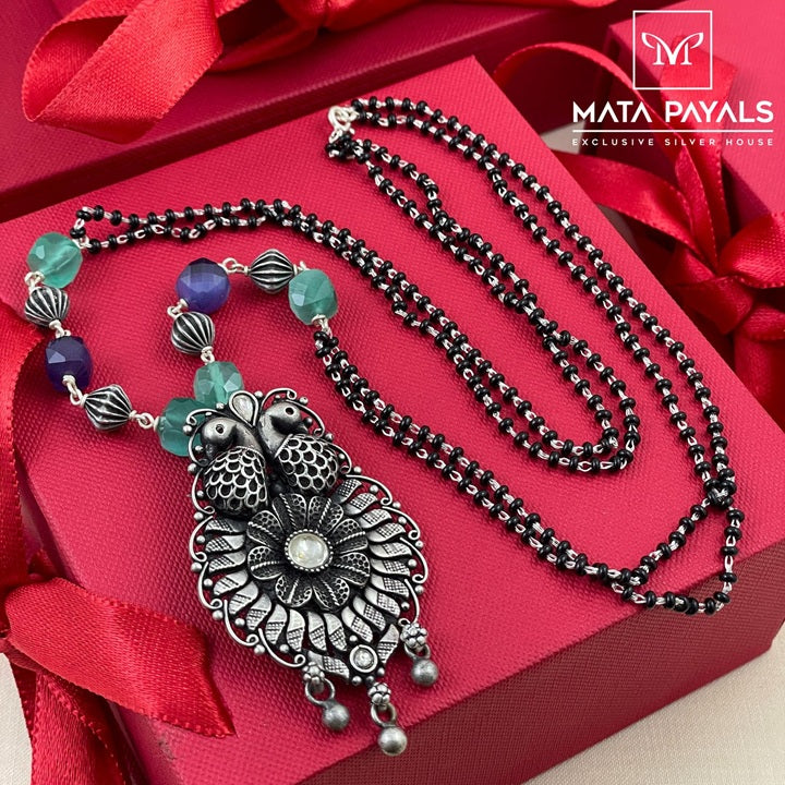 Ethnical Oxidised Mangalsutra