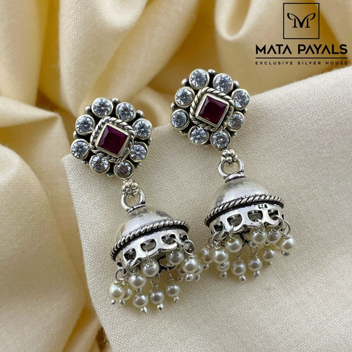 Fabulous Cut Stone Jumka