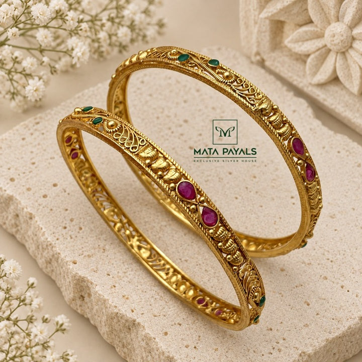 Simple Gold Polish Bangle