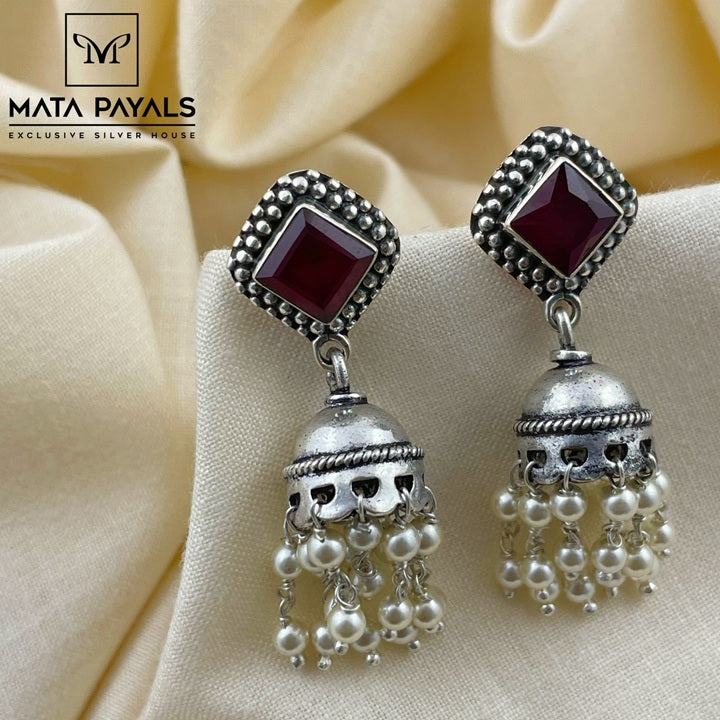 Attractive Oxidised Jhumka