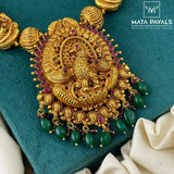 Gold Polish Mayura Necklace