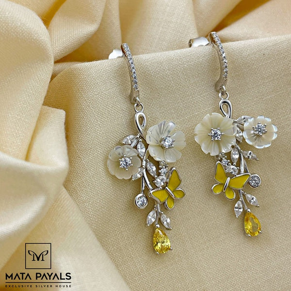 Enamel Rhodium Tiny Hanging