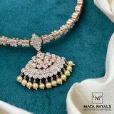 Zircon Rose Gold Necklace