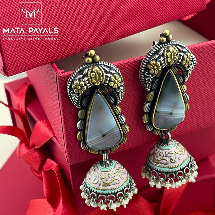 Luxurious Dual Tone Jhumka