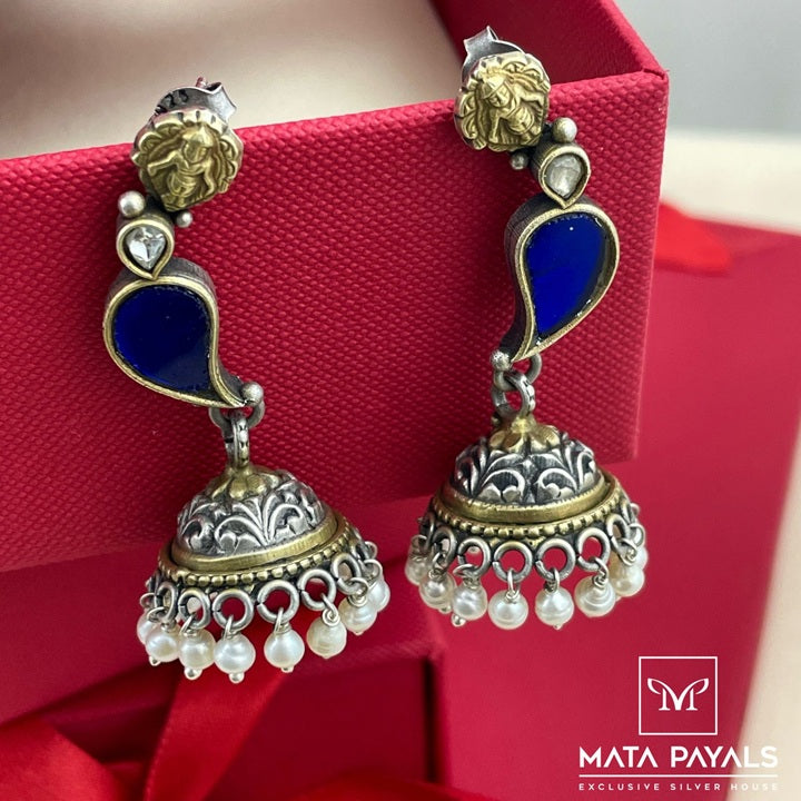 Elegant Dual Tone Jhumka