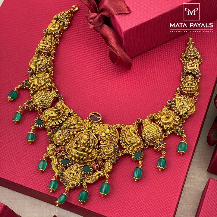 Coral Lakshmi Necklace