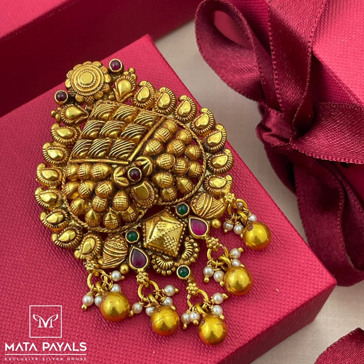 Eccentric Gold Polish Pendant