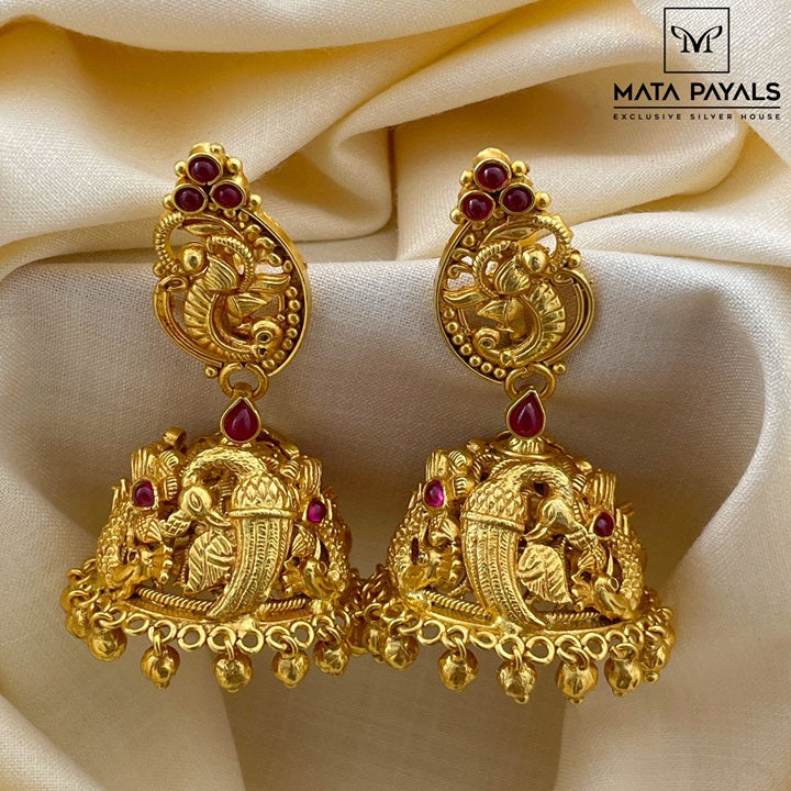 Ethnical Gold Plated Jhumka