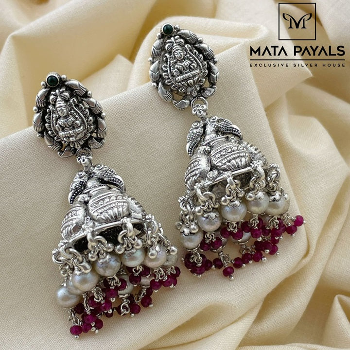 Vintage Oxidised Jumka
