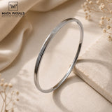 Rhodium Silver Kada