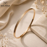 Rose Gold Silver Kada