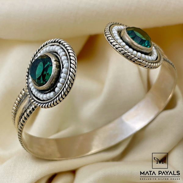 Ethnical Silver Kada