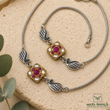 Creative Dual Tone Anklet