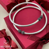 Attractive Oxidised Leg Kada