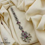 Silver Oxidised Mangtika