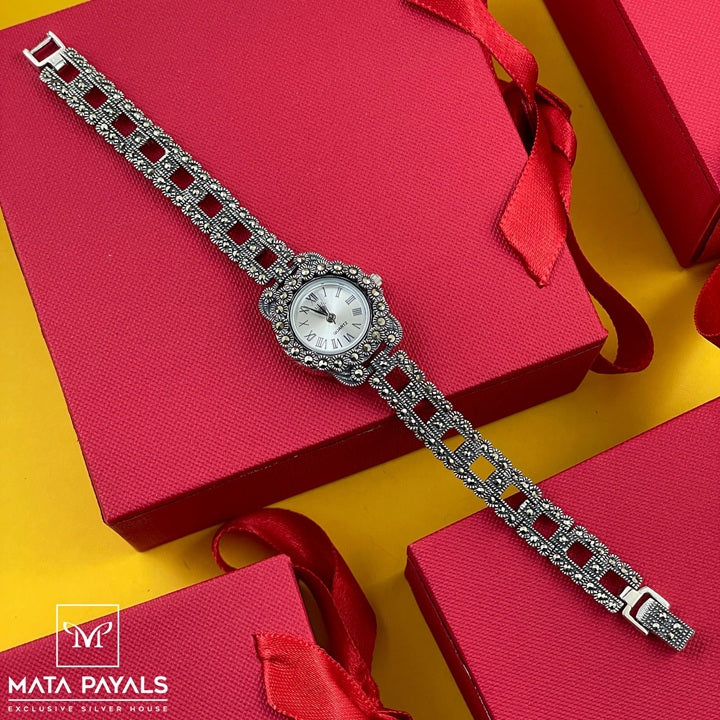 Vintage Oxidised Watch