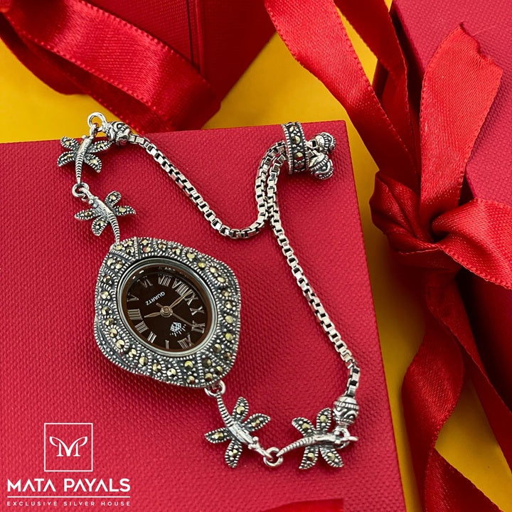 Designer Marcasite Watch