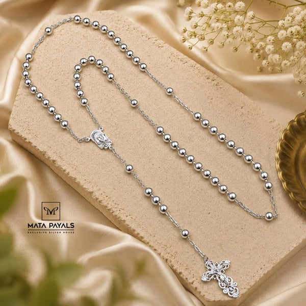 Cross Silver Chain