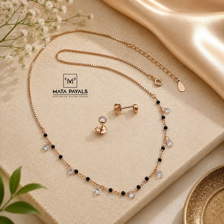 Charming Silver Mangalsutra