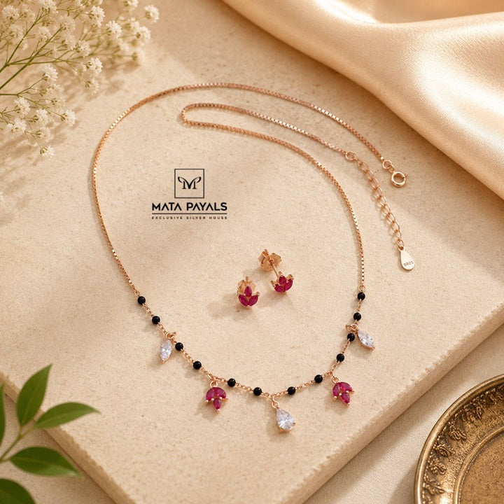 Sensational Pink Mangalsutra