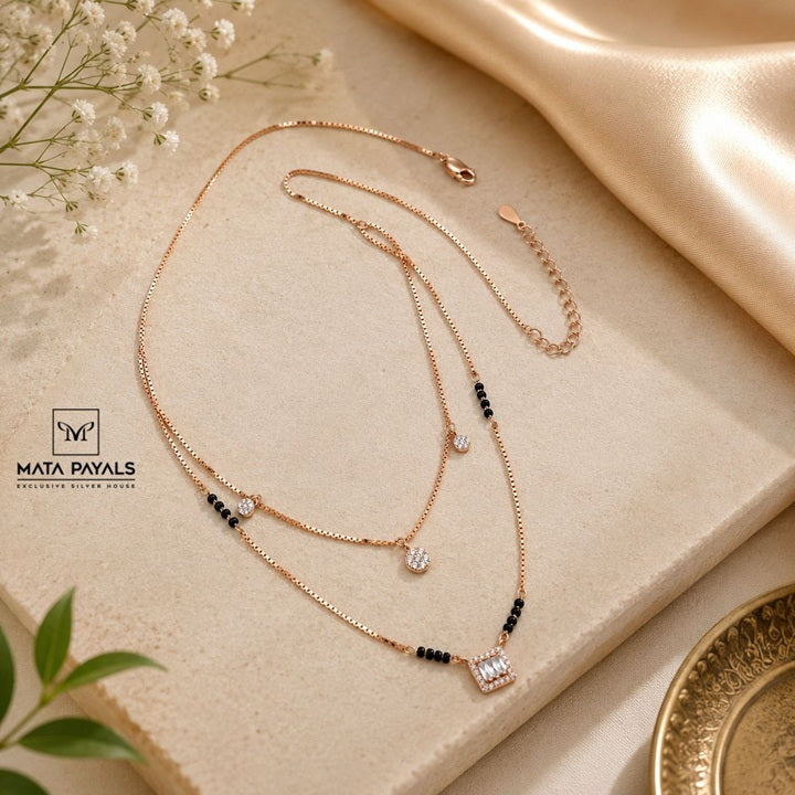 Pretty Rose Gold Mangalsutra