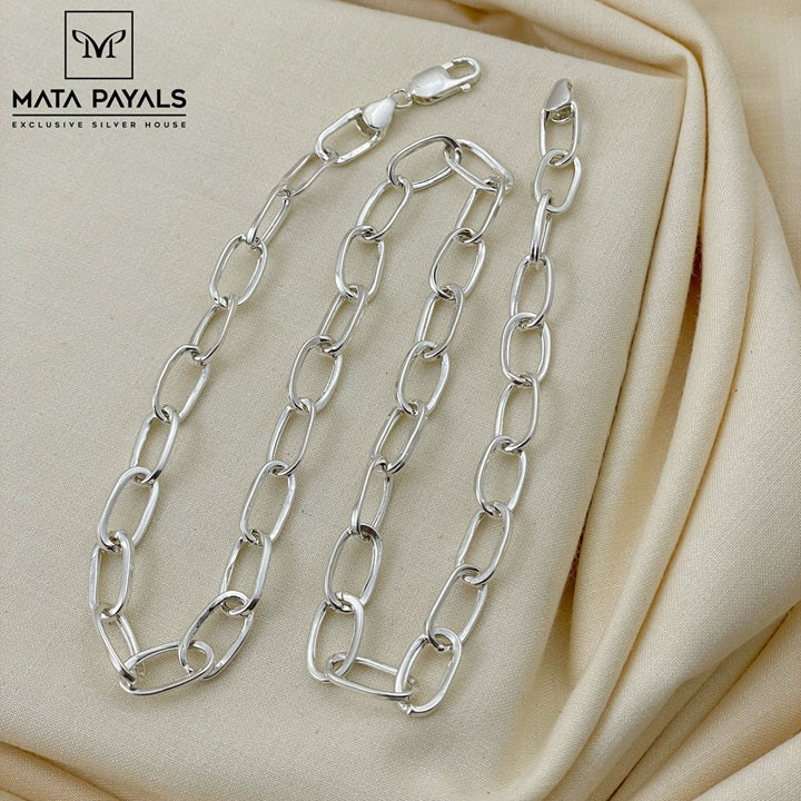 Mesmeric Silver Men's Neckchain