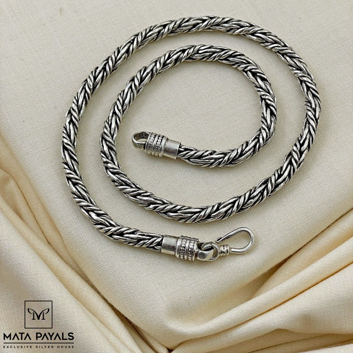 Twisted Oxidised Men's Neckchain