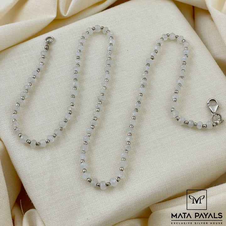 Silver Beads Necklace