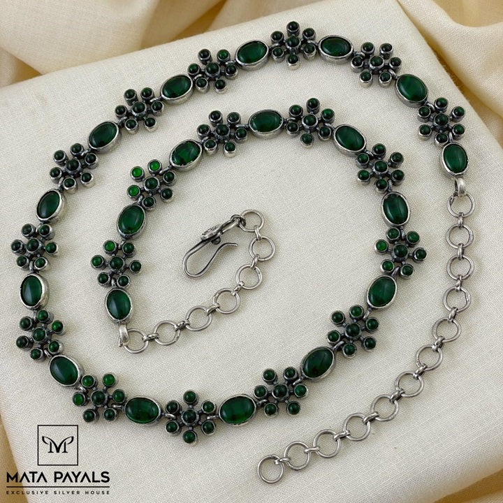 Greenish Oxidised Mini Hara
