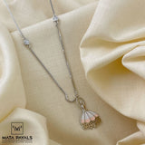 Cute Enamel Rhodium Neckchain