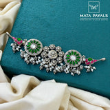 Birdy Kundan Oxidised Choker
