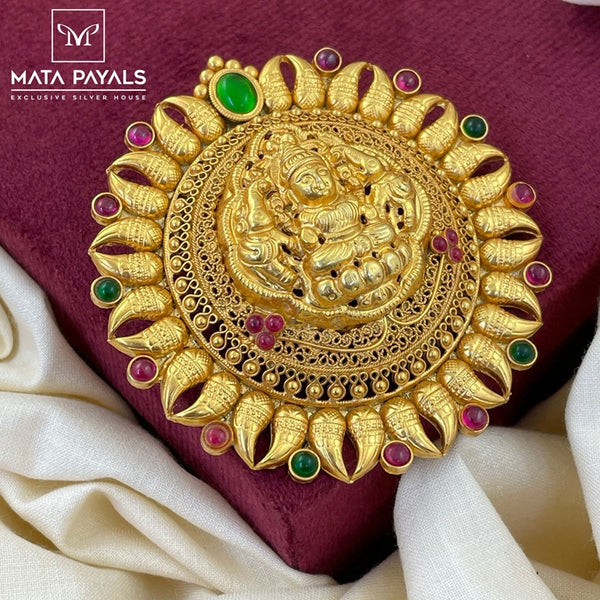 Divine Gold Polish Lakshmi Pendant