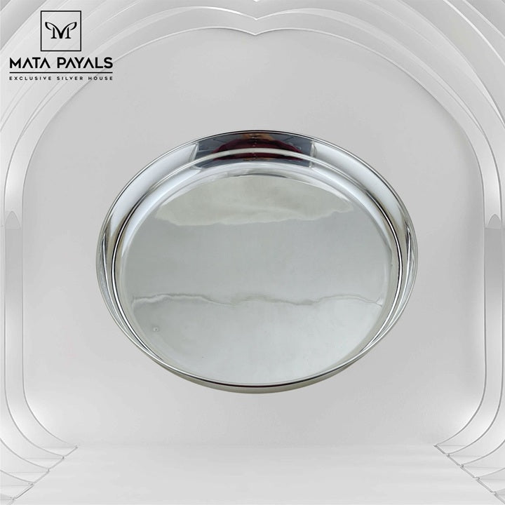 Plain Silver Plate