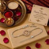 Swasthik Dual Tone Rakhi