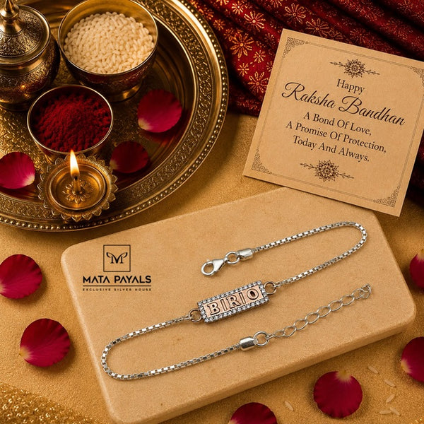 Attractive Dual Tone Rakhi