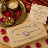 Incredible Zircon Ganesha Rakhi