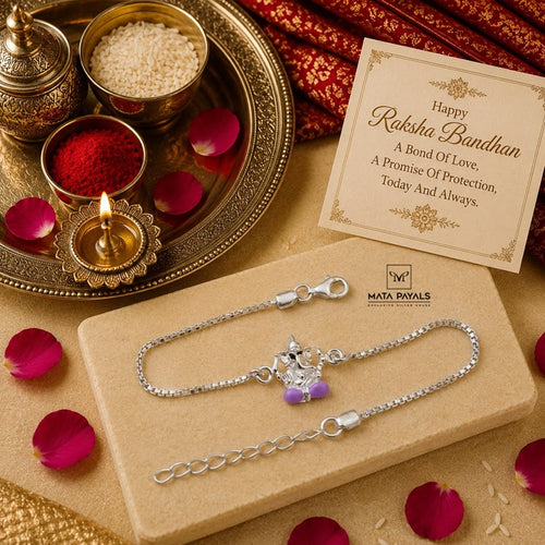 Incredible Zircon Ganesha Rakhi