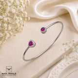 Pinkish Rhodium Kada