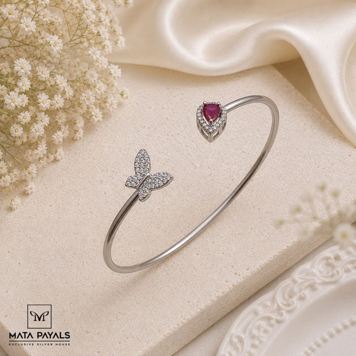 Pretty Rhodium Kada