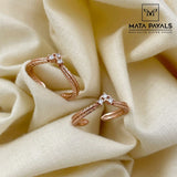 Rose Gold Polish Toe Ring