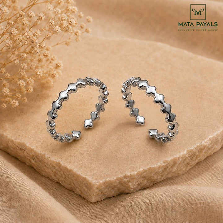 Cute Rhodium Toe Ring