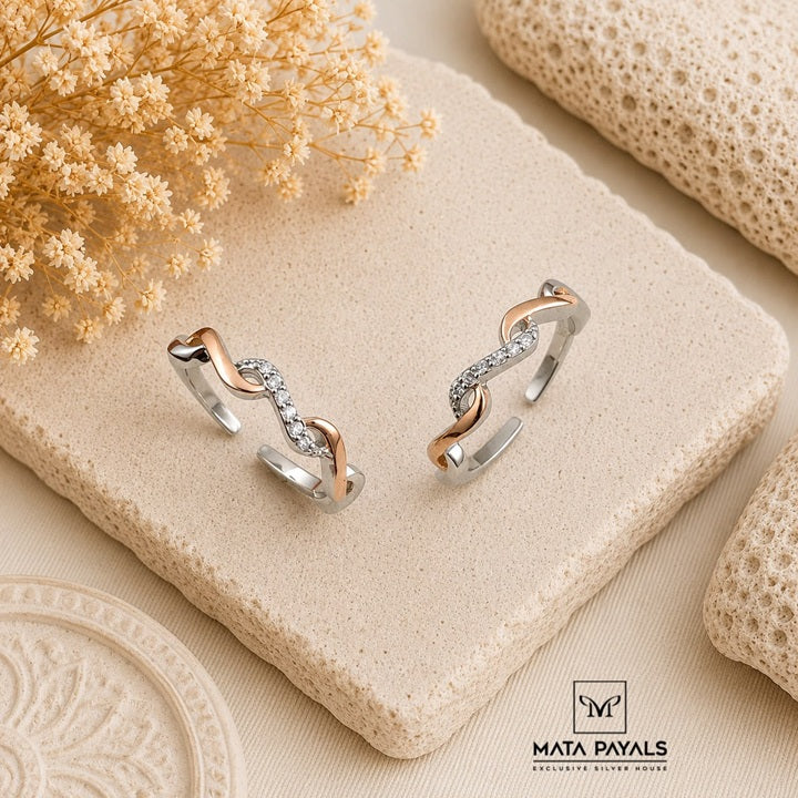 Gorgeous Dual Tone Toe Ring