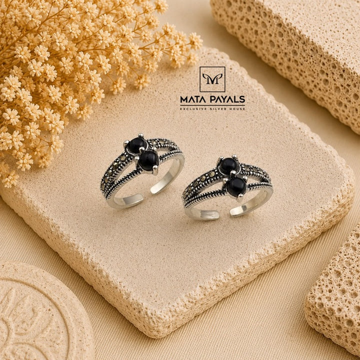 Designer Marcasite Toe Ring