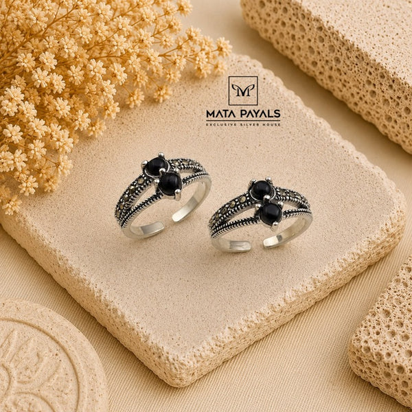 Designer Marcasite Toe Ring