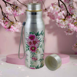 Designer Silver Water Bottle