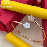 Rose Gold Floral Kada